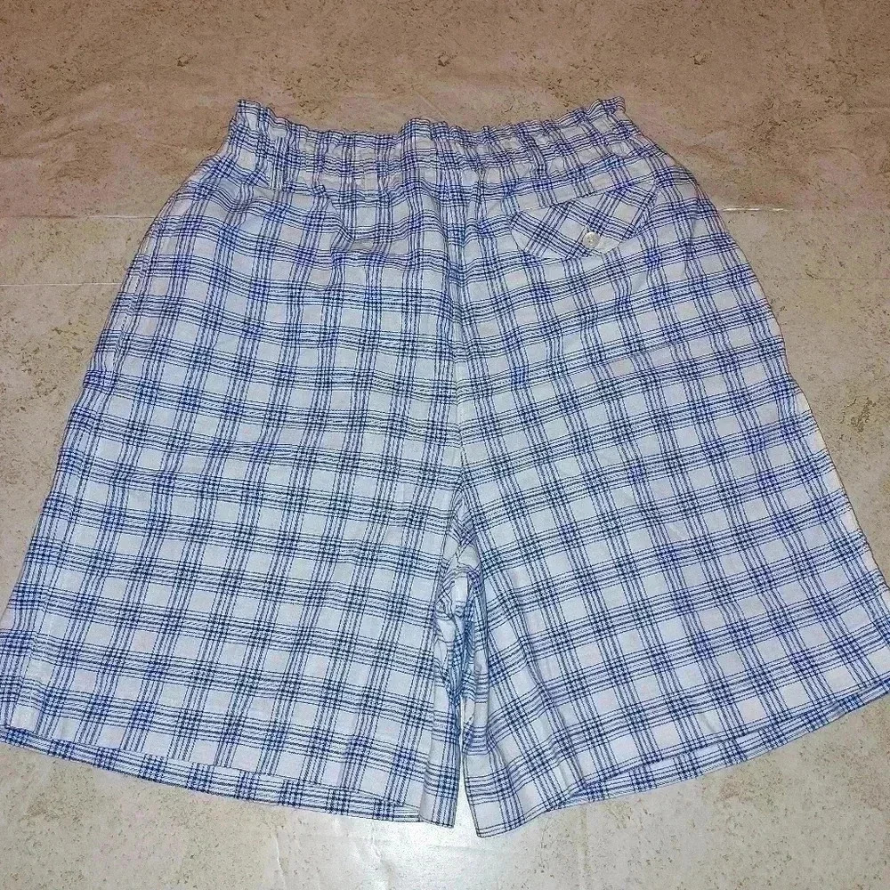 Vintage Talbots Petites High waist plaid shorts  Size Medium - Picture 2 of 9